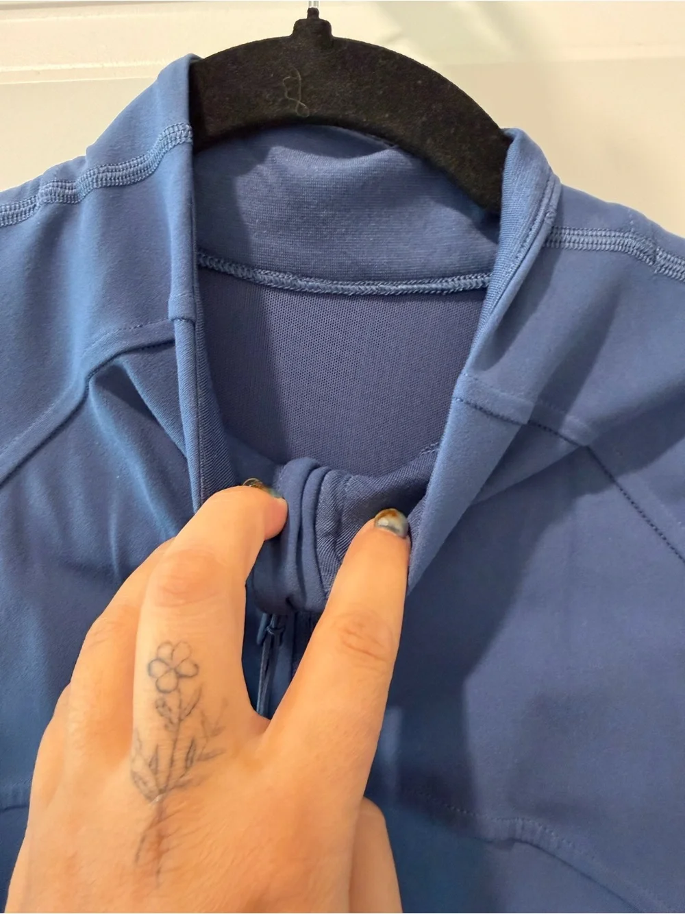 lululemon athletica Slate Blue Zip-Front Crop define Jacket